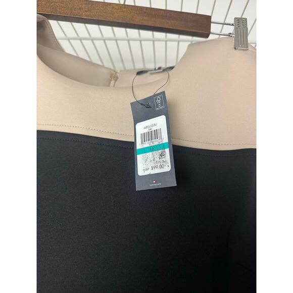 Tommy Hilfiger Colorblocked Jersey Dress Size 16 - Picture 11 of 11